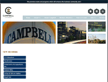 Tablet Screenshot of campbellchamber.net